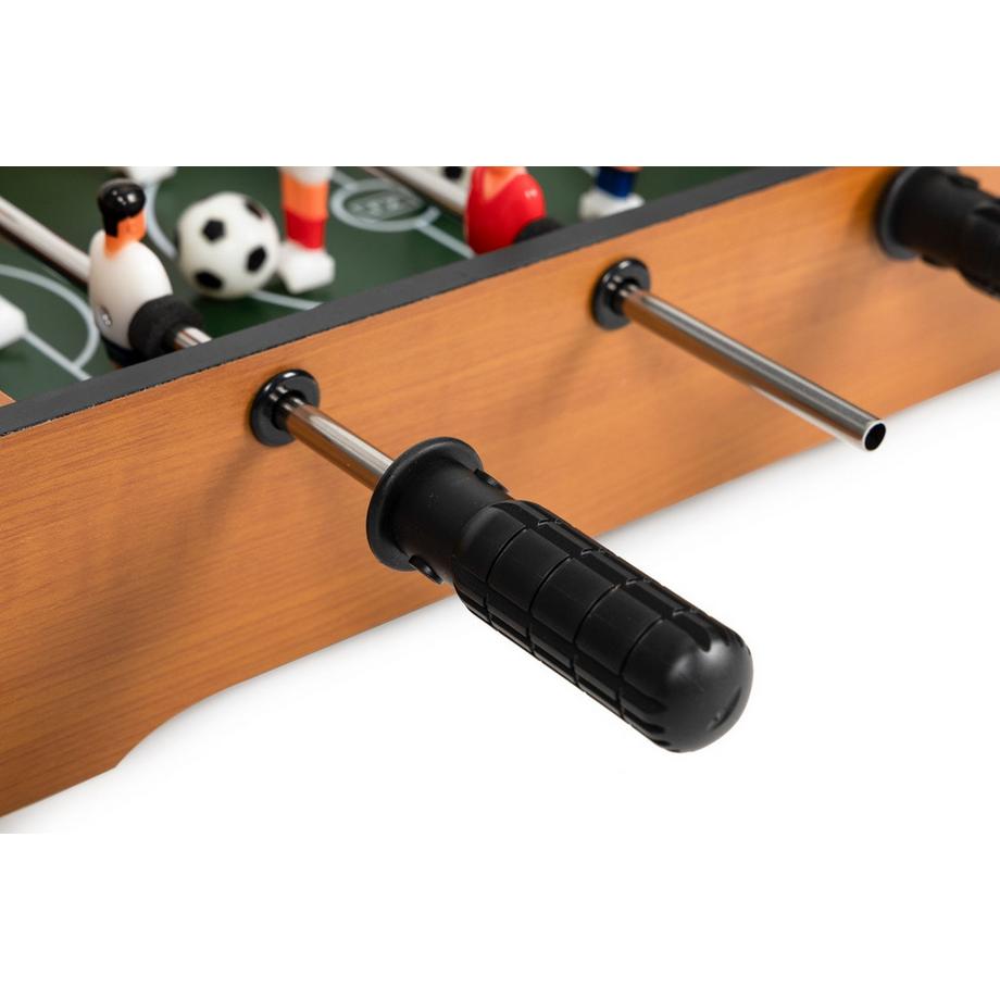 Pricenet  Mini baby-foot pour enfants, deux ballons et guides 
