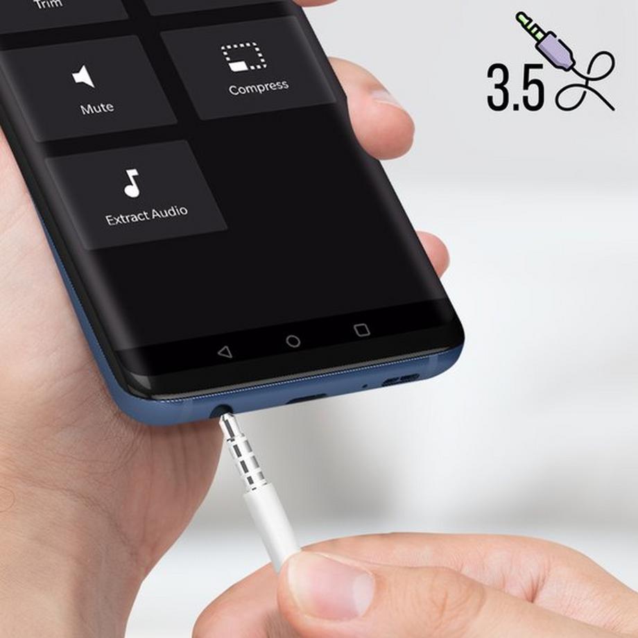 Avizar  3.5mm Klinkenkopfhörer mit Mikrofon 