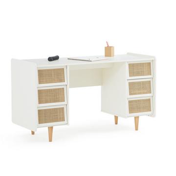 Schreibtisch Doppelcontainer 6 Schubladen