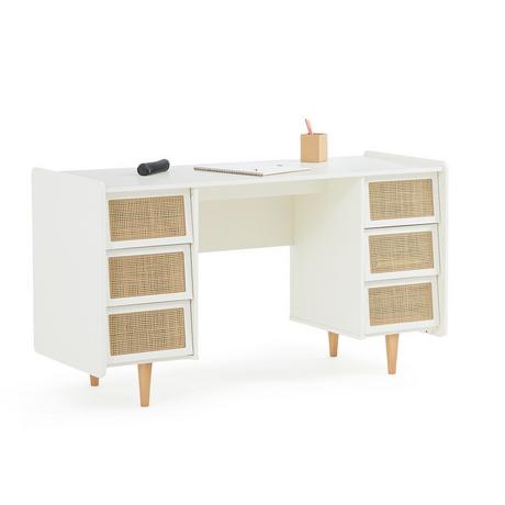 La Redoute Intérieurs Schreibtisch Doppelcontainer 6 Schubladen  