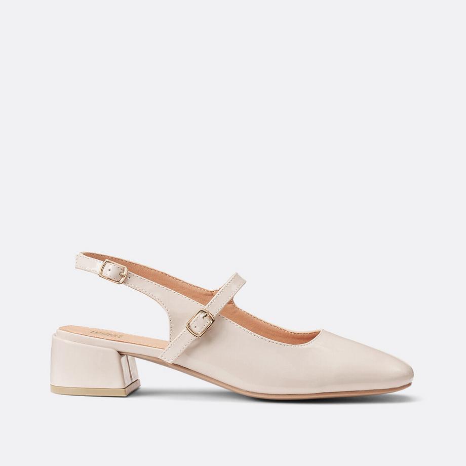 La Redoute Collections Ballerine Sling con Tacco Piccolo Sling-Ballerinas mit kleinem Absatz 