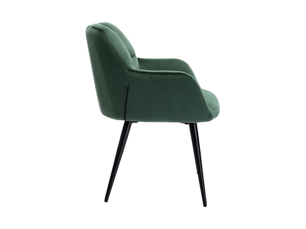 Vente-unique Stuhl 2erSet Samt Metall PEGA  