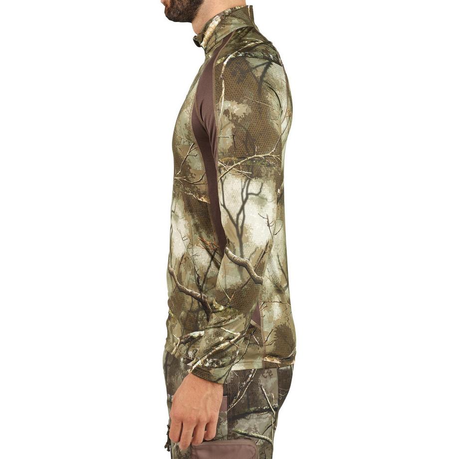 SOLOGNAC  Maglia maniche lunghe uomo caccia Treemetic camouflage 