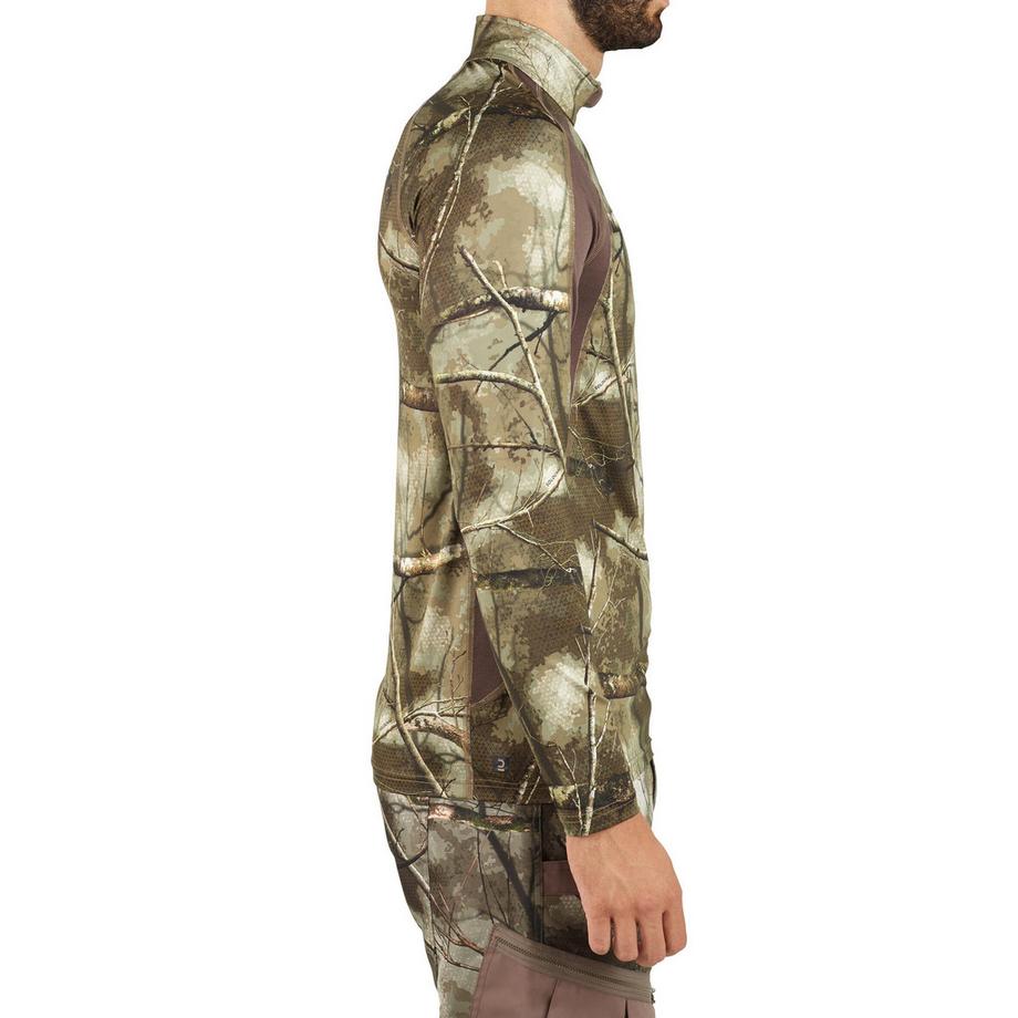 SOLOGNAC  Maglia maniche lunghe uomo caccia Treemetic camouflage 