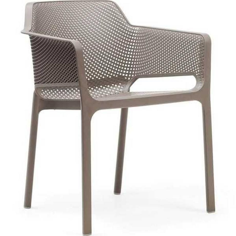Fauteuil de jardin Net marron
