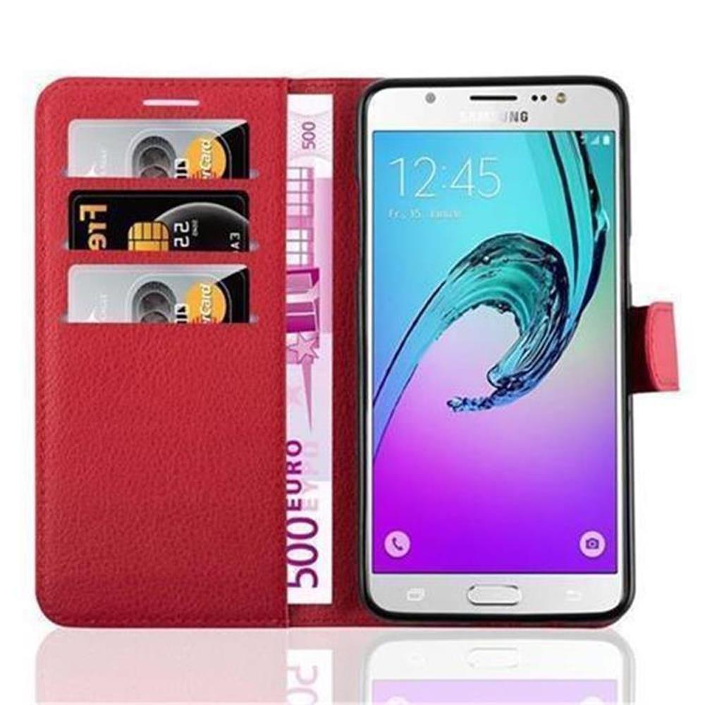 Cadorabo  Hülle für Samsung Galaxy J7 2016 Standfunktion, Kartenfach 