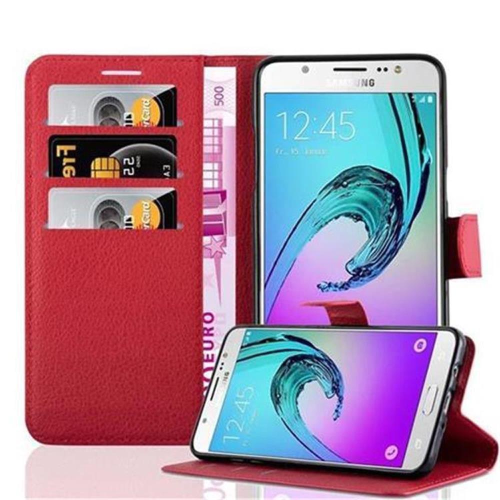 Cadorabo  Hülle für Samsung Galaxy J7 2016 Standfunktion, Kartenfach 