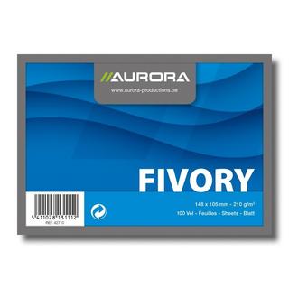 Aurora AURORA Karteikarten blanko A6 42710 weiss 100 Stück  