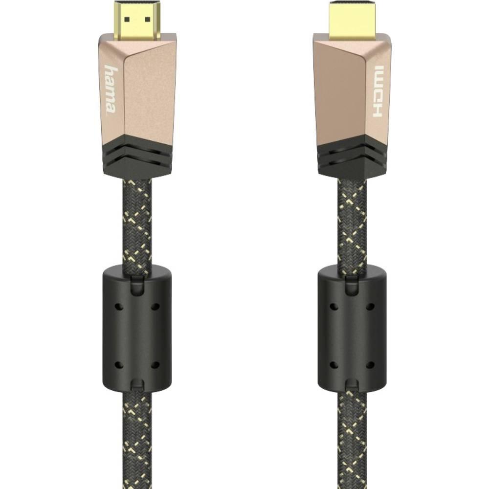 Image of Hama Premium HDMI-Kabel mit Ethernet, Stecker - Stecker, Ferrit, Metall, 3.0 m