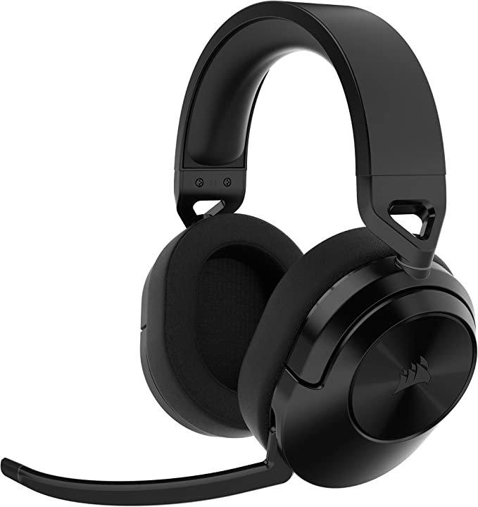 Corsair  HS55 WIRELESS Auricolare A Padiglione Giocare Bluetooth Nero, Carbonio 