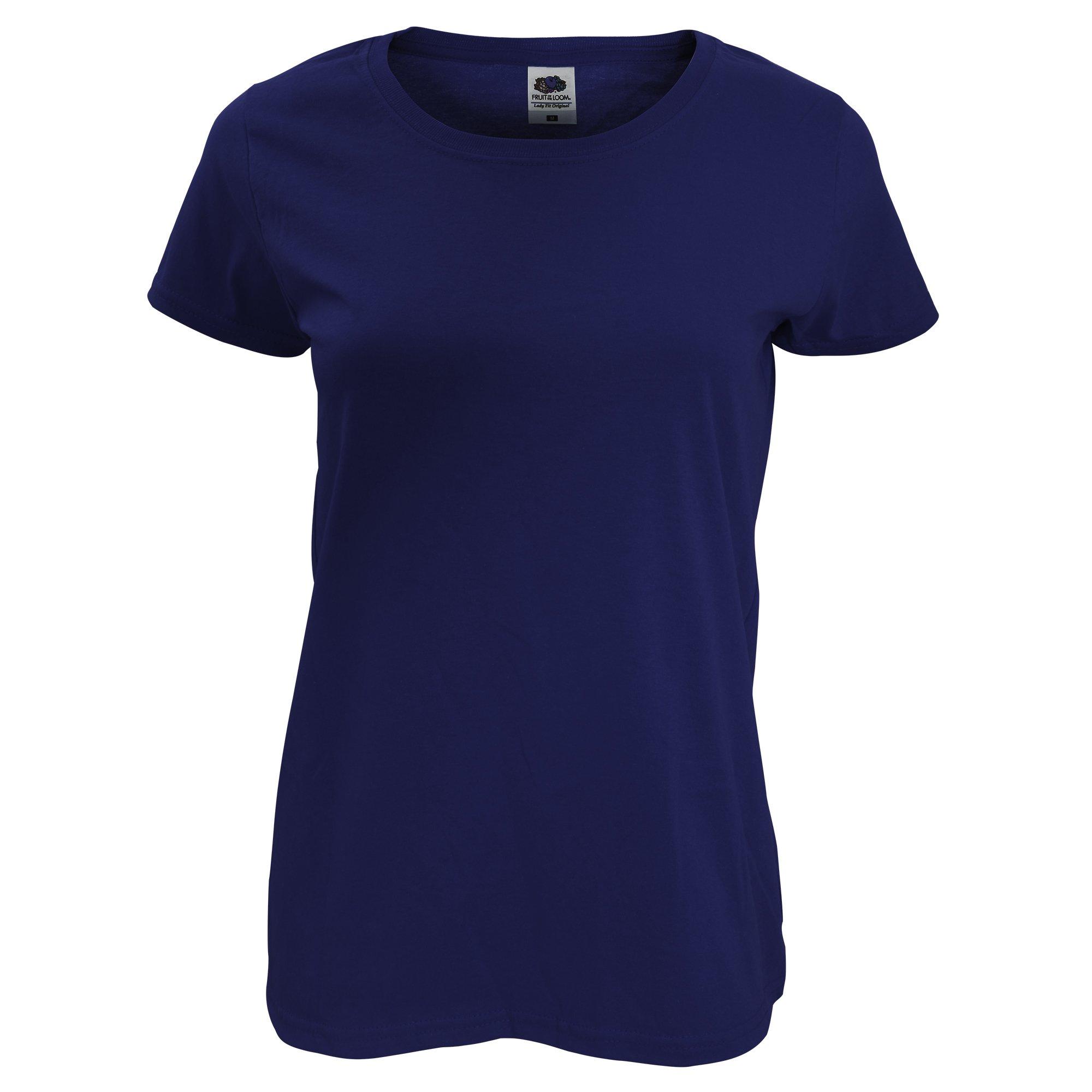 Image of Ladyfit Tshirt, Kurzärmlig Damen Marine XL