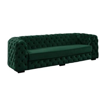 Sofa 3Sitzer Chesterfield Samt Tannengrün STANLEY