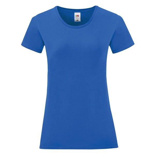 Image of Tshirt Iconic, Kurzärmlig Damen Königsblau XS