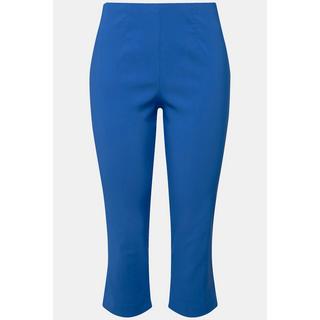 Ulla Popken  Pantalon en bengaline stretch, longueur 3/4 et taille élastique 