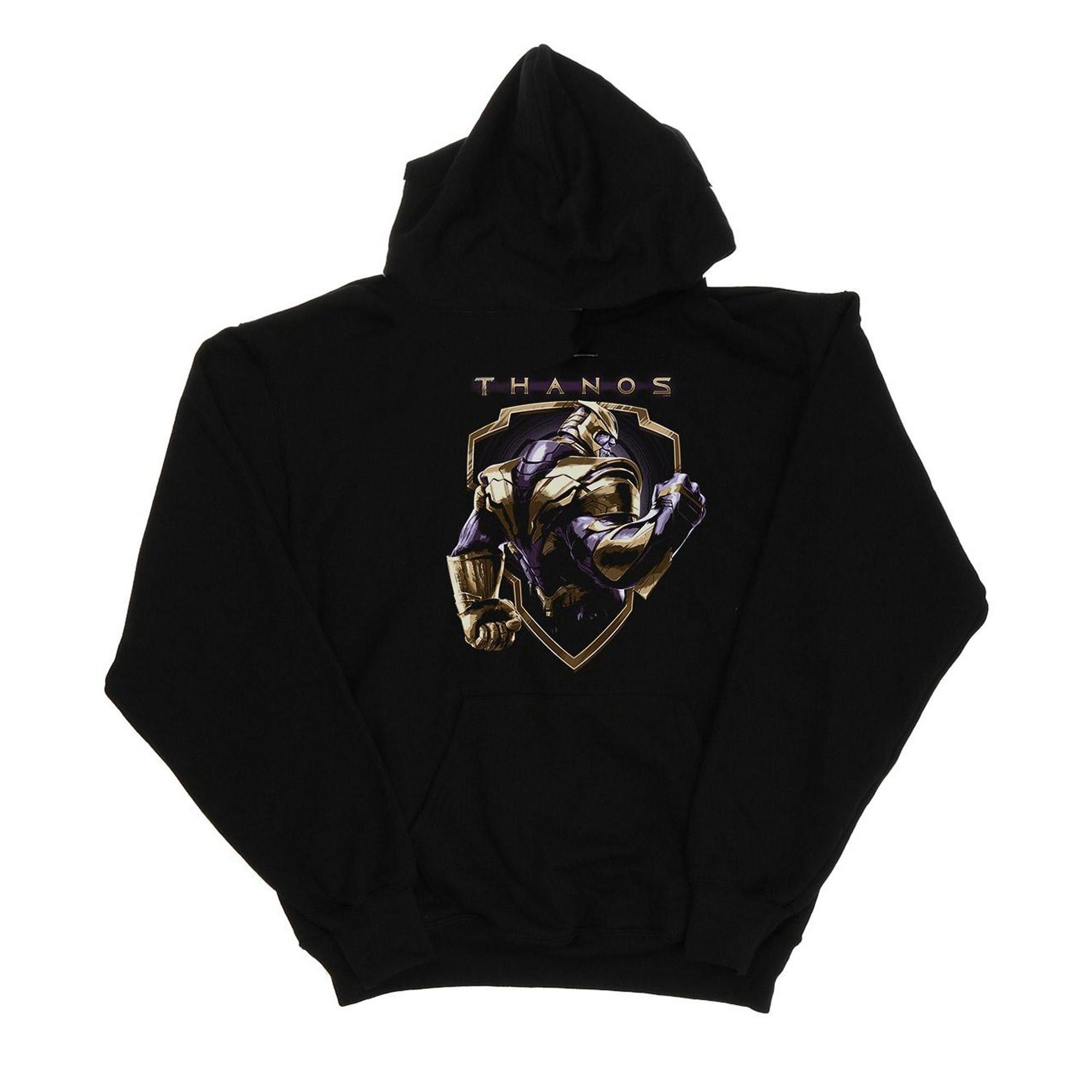 Image of Avengers Endgame Thanos Shield Kapuzenpullover Jungen Schwarz 128
