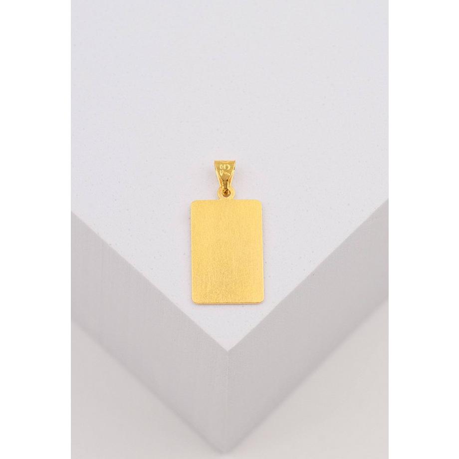 MUAU Schmuck  Anhänger Sternzeichen Krebs Gelbgold 750, 20x9mm 