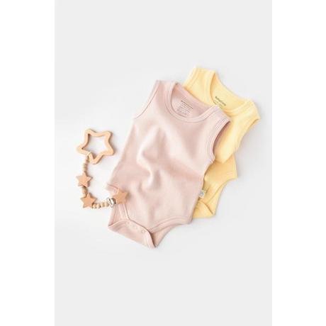 BabyCosy Organic  Body, ärmellos, 2 Pack 