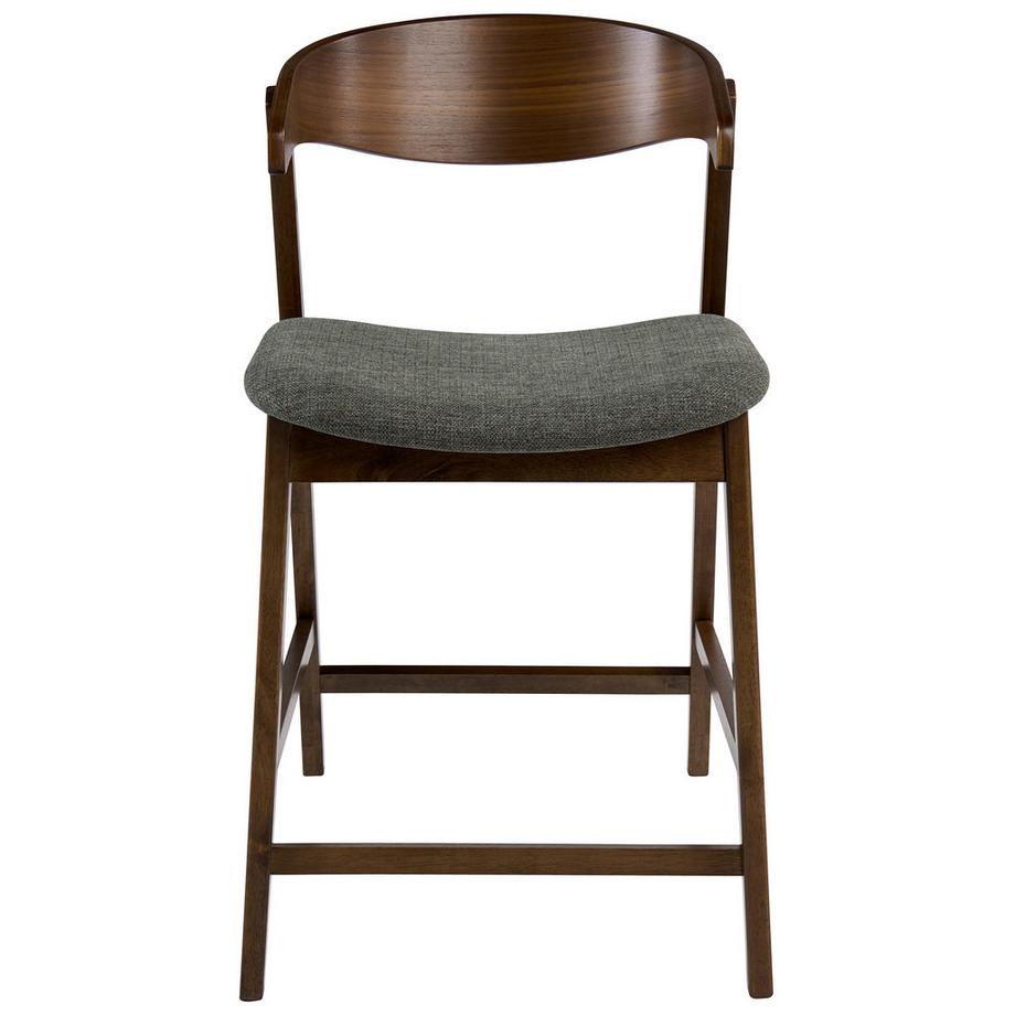 Beliani Set di 2 sedie alte en Tessuto Classico LILLY  