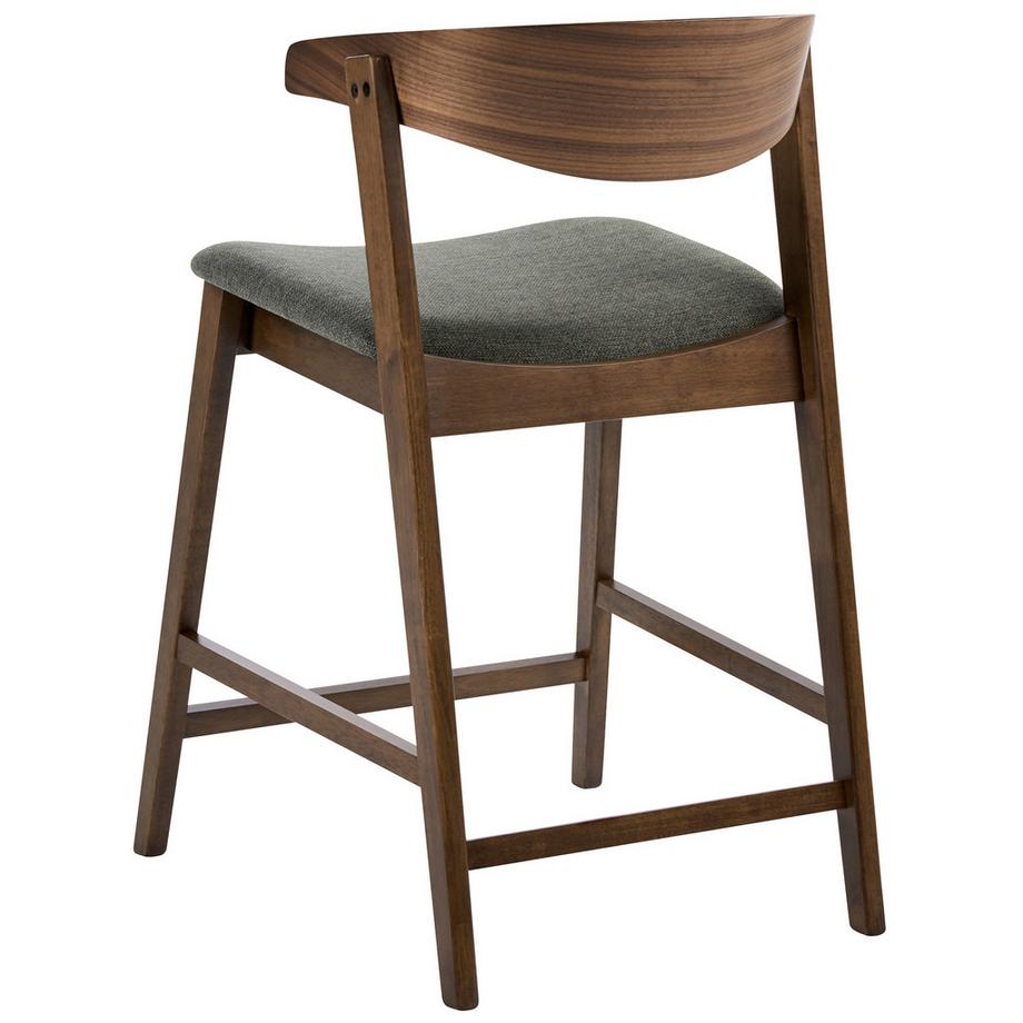 Beliani Set di 2 sedie alte en Tessuto Classico LILLY  