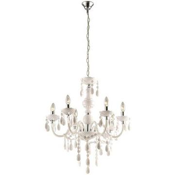 Lustre Cuimbra blanc 67x67x166