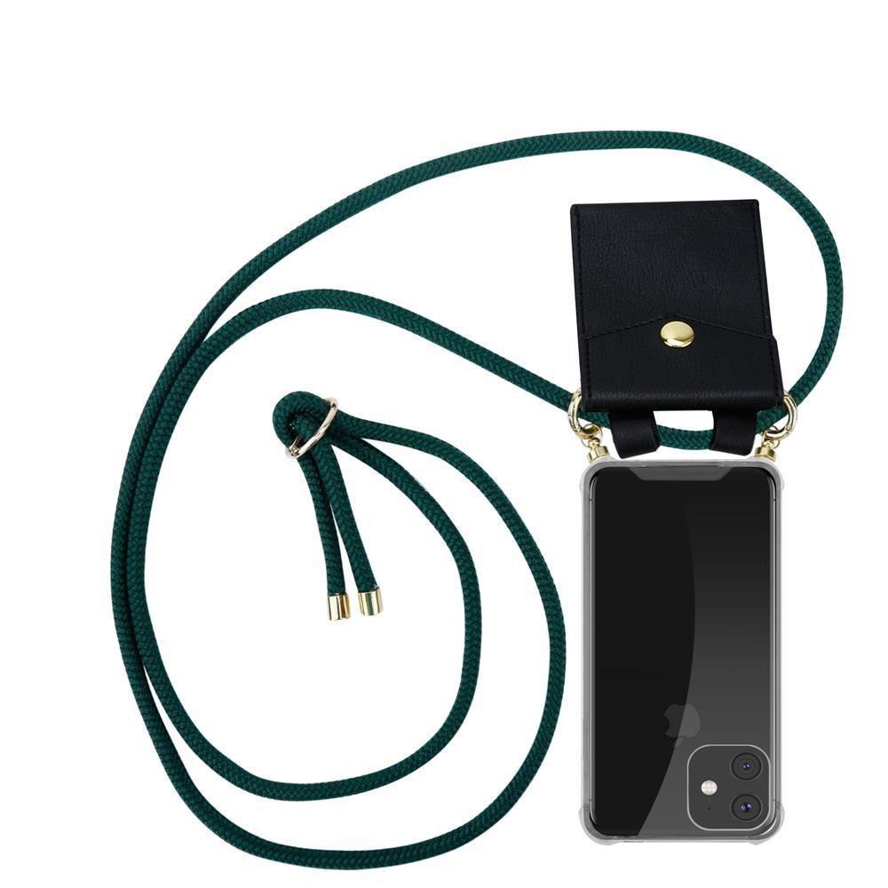 Image of Handy Kette für Apple iPhone 11 Silikon mit Gold Ringen