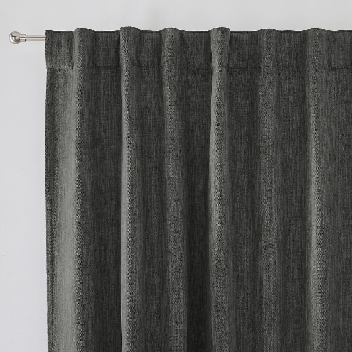 Image of Thermo- Und Verdunkelungsvorhang Exurie Unisex Grau 140x350CM