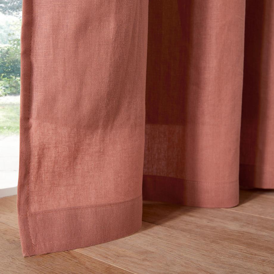 La Redoute Intérieurs  Rideau occultant lin lavé à oeillets Onega 