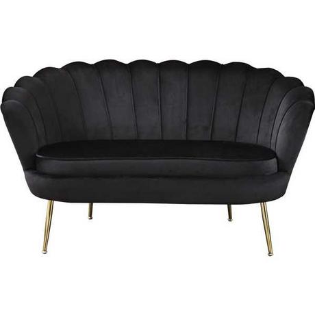 mutoni Muschelsofa Samt, 2-sitzer  