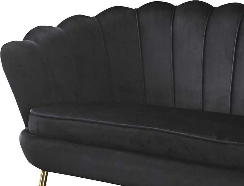 mutoni Muschelsofa Samt, 2-sitzer  