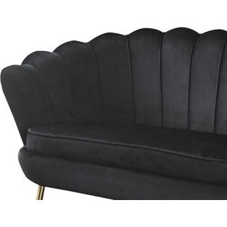 mutoni Muschelsofa Samt, 2-sitzer  