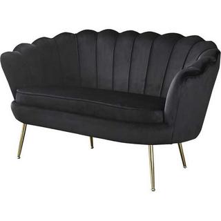 mutoni Muschelsofa Samt, 2-sitzer  