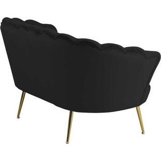 mutoni Muschelsofa Samt, 2-sitzer  