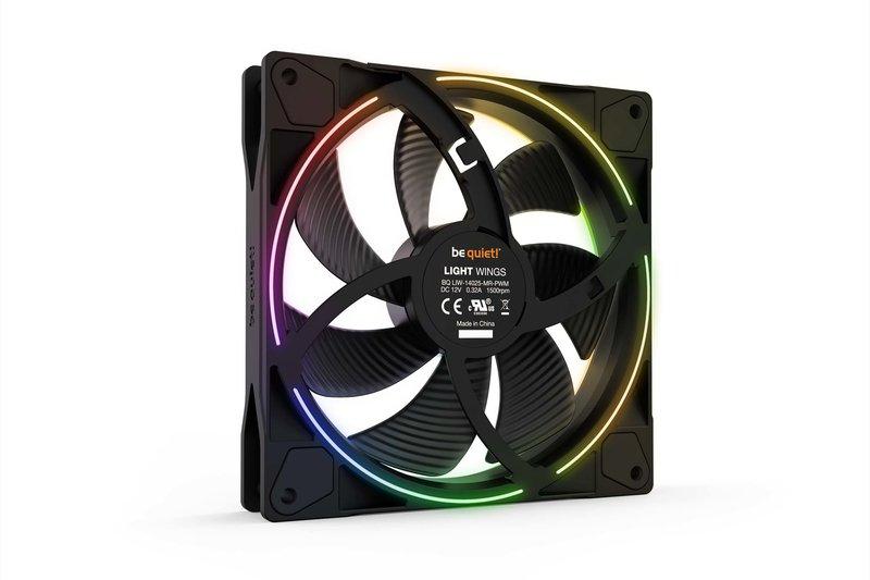 BE QUIET!  ! Light Wings | 140mm PWM Triple Pack Boitier PC Ventilateur 14 cm Noir 1 pièce(s) 