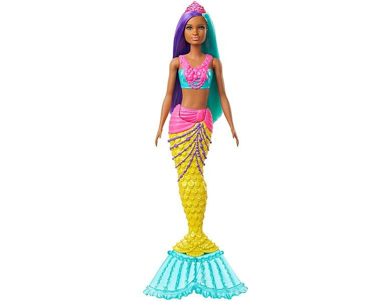 Barbie  Dreamtopia Meerjungfrau Puppe (türkis- und lilafarbenes Haar) 