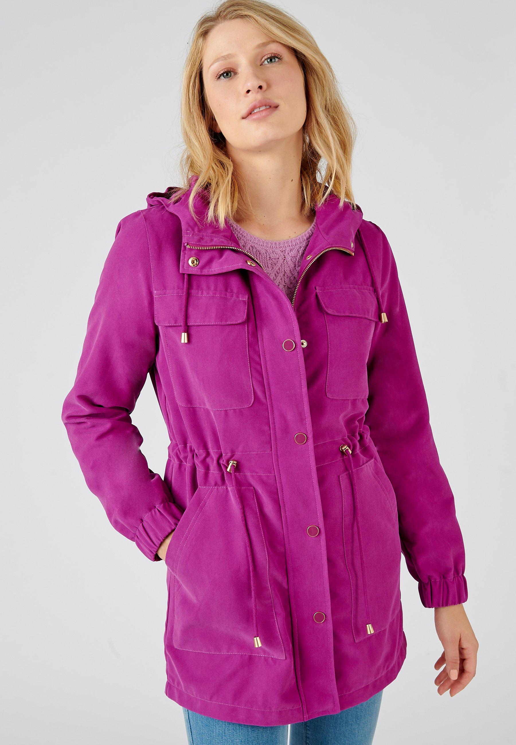 Image of Jacke Mit Kordelzug Auf Taillenhöhe. Unisex Rosa 44