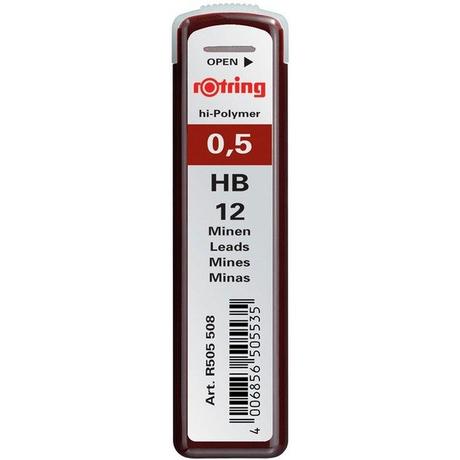 rotring ROTRING Minen HB S0312650 0,5mm 12 Stück  