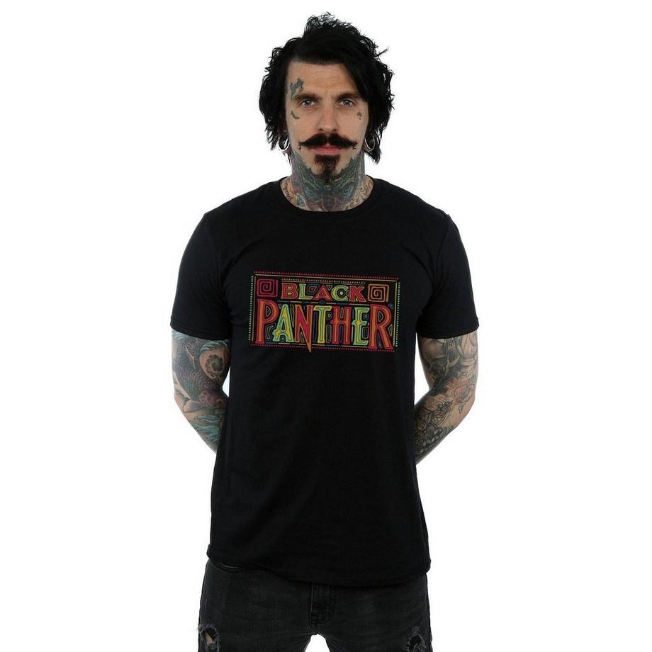 MARVEL Black Panther Logo Regular Fit T-Shirt  
