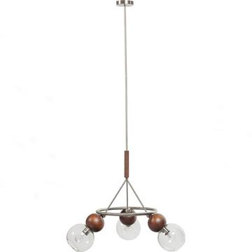 Lampe suspendue Babble 3L marron