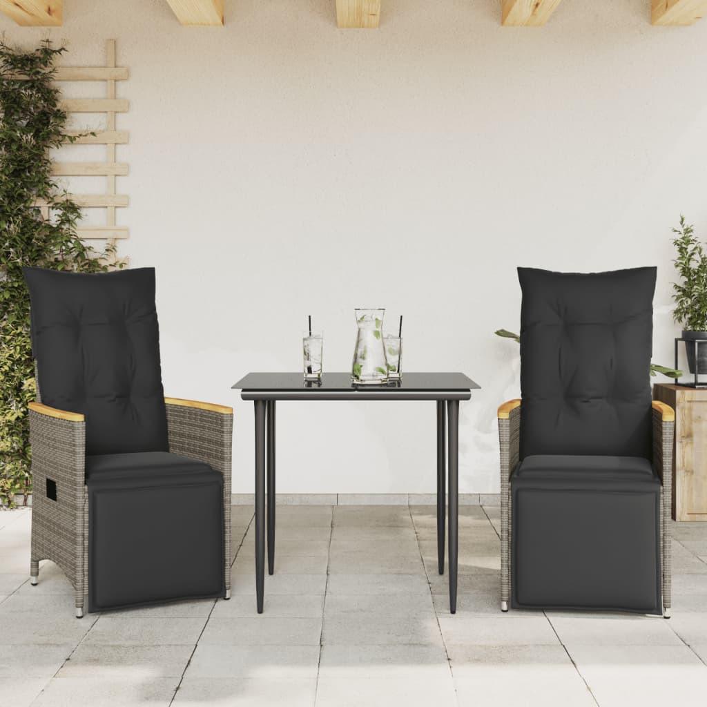 VidaXL Gartensessel verstellbar poly-rattan  