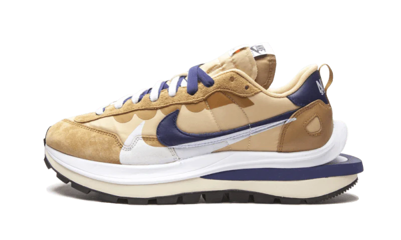 NIKE  Vaporwaffle Sacai Tan Navy 