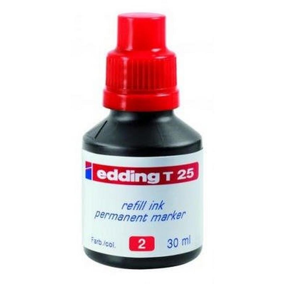 Edding EDDING Nachfülltuschen T25 T-25-2 rot 30ml  