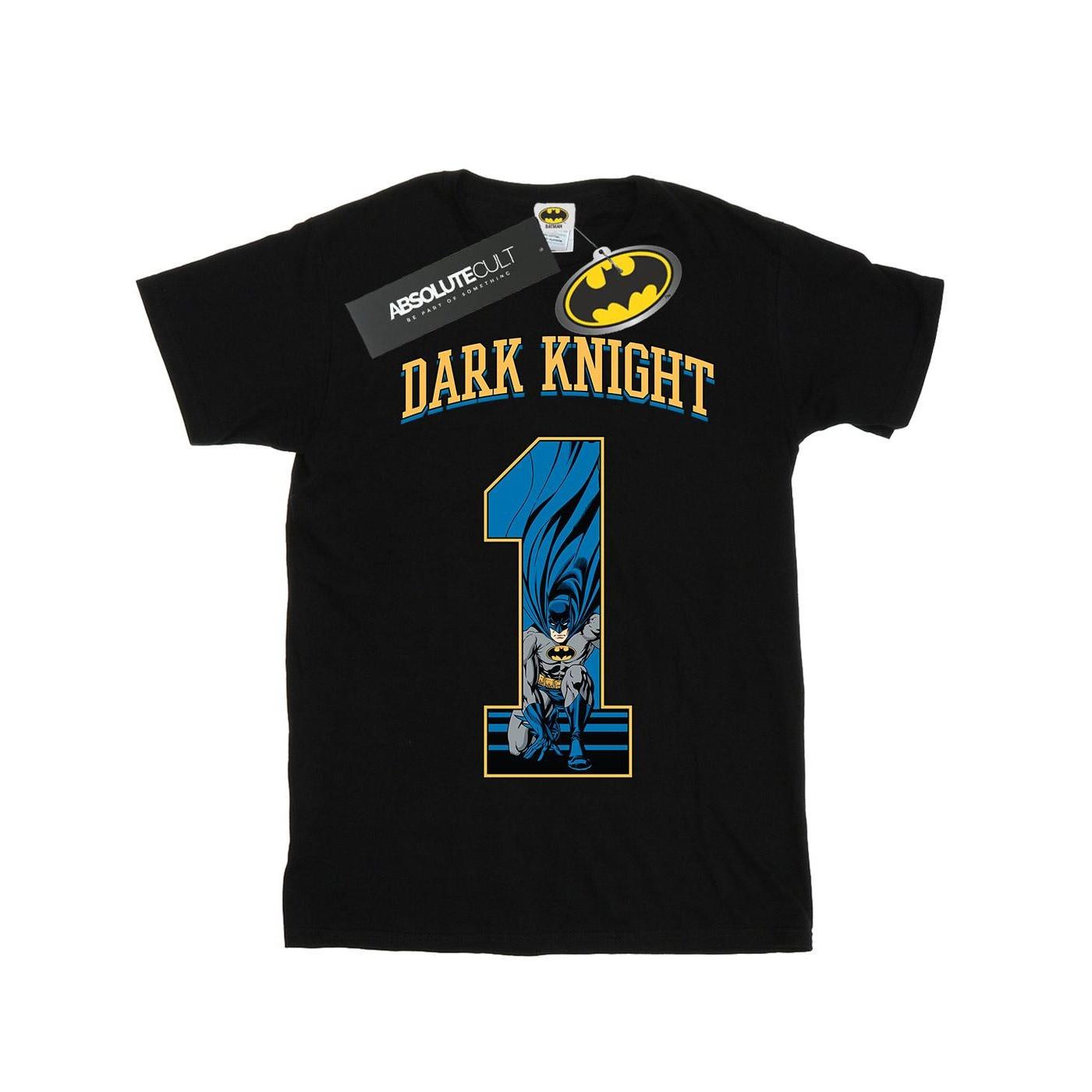 Image of Batman Football Dark Knight Tshirt Jungen Schwarz 140/146