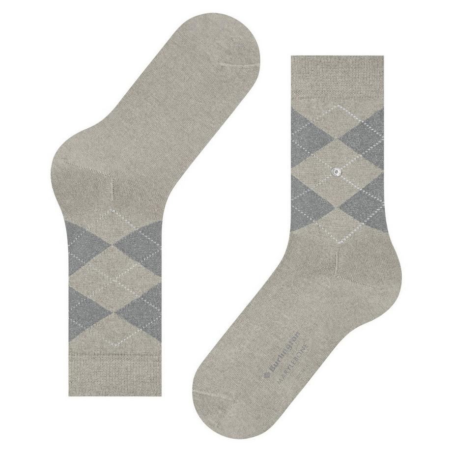 Burlington Marylebone Lurex Argyle Socken  
