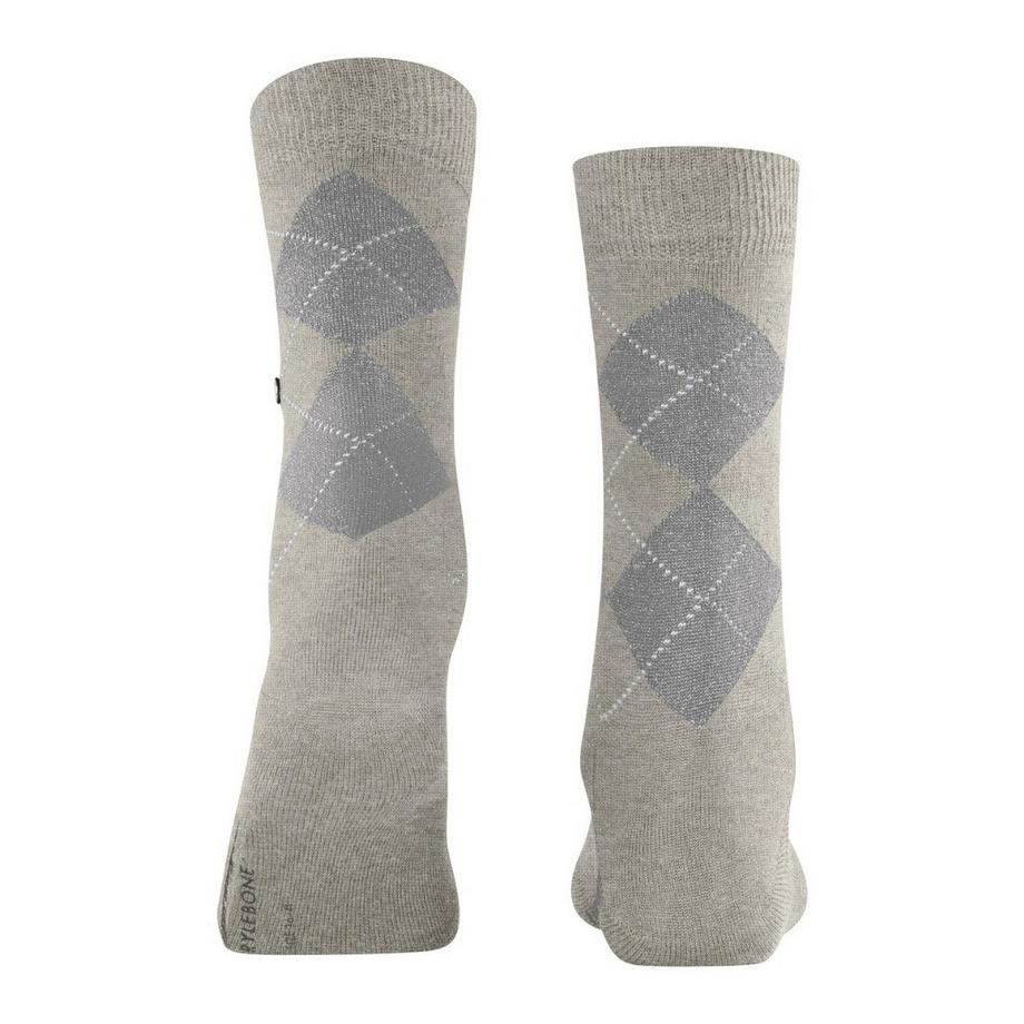 Burlington Marylebone Lurex Argyle Socken  