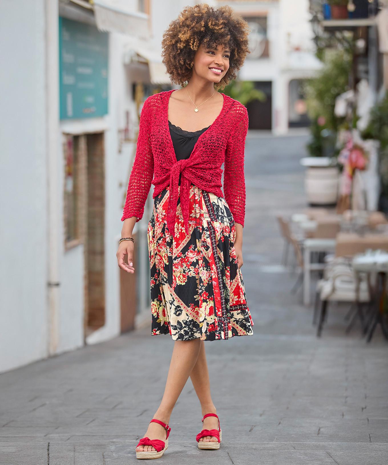 Joe Browns Knielanger Rock Floral Patchwork  