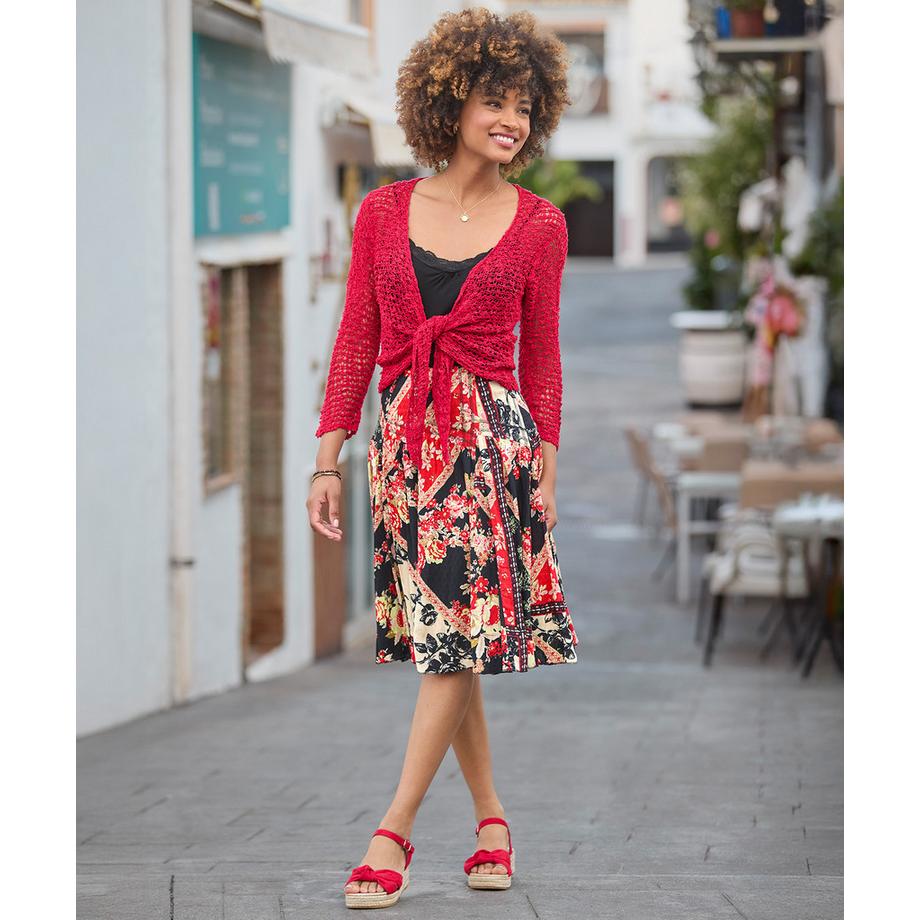 Joe Browns Gonna al Ginocchio Patchwork Floreale  