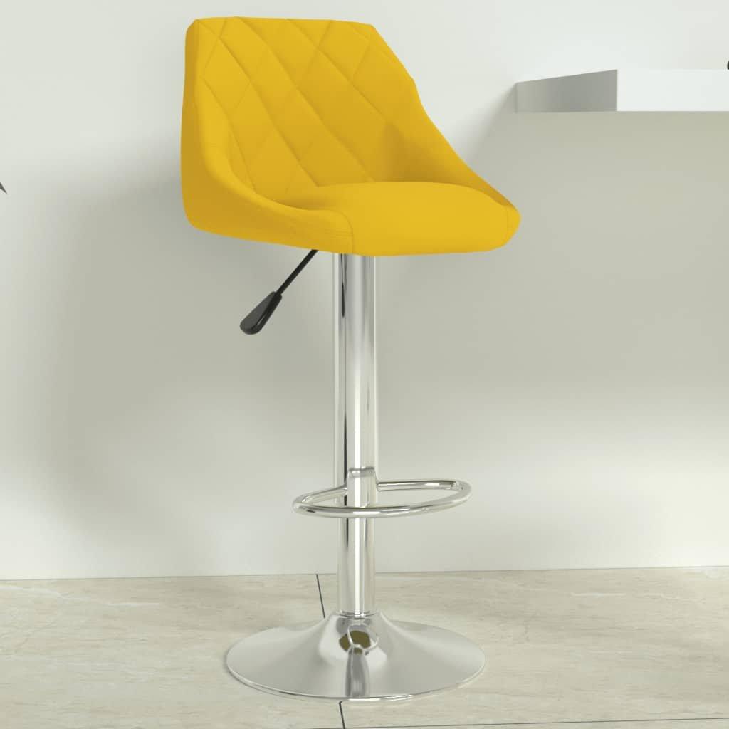 VidaXL Tabouret de bar velours  