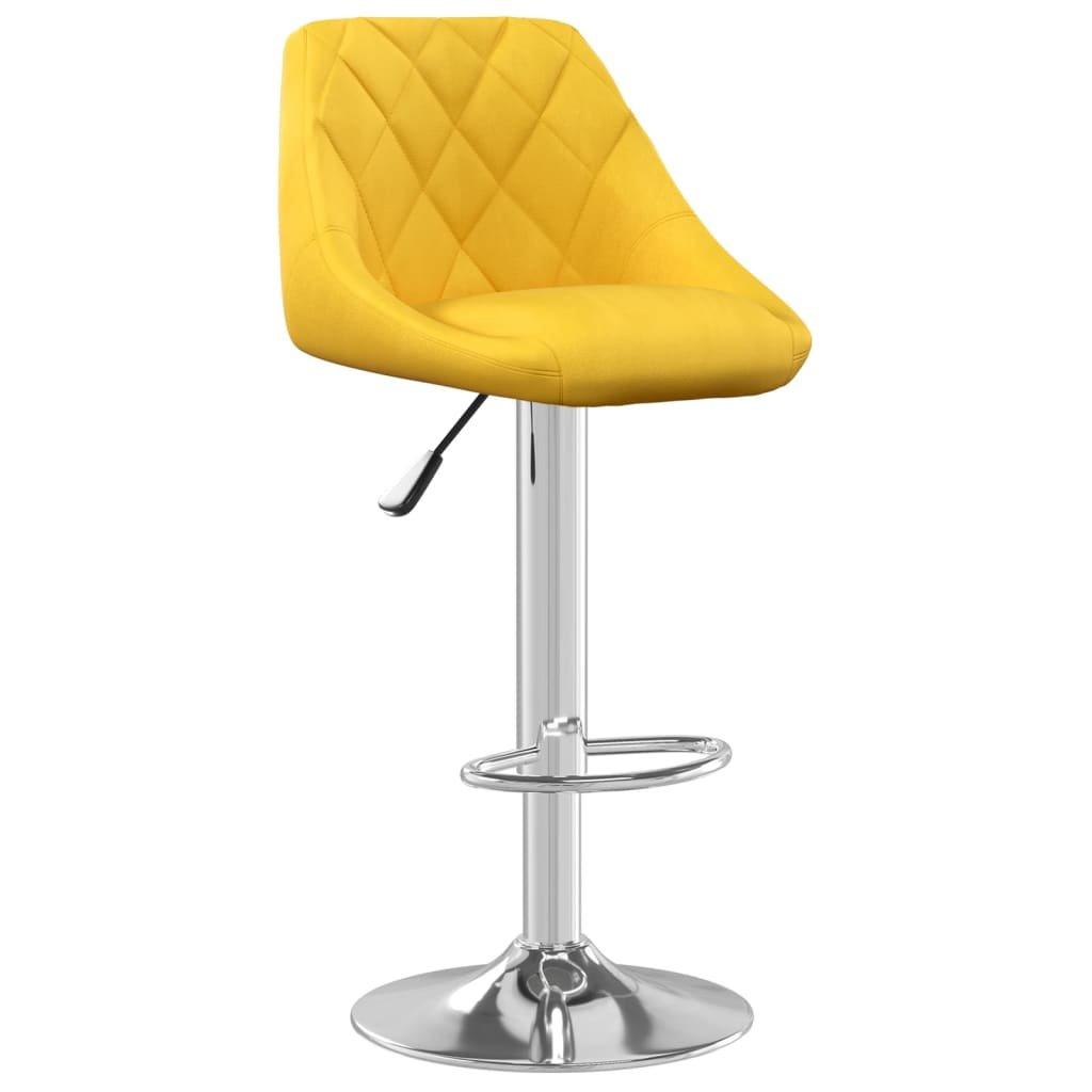 VidaXL Tabouret de bar velours  