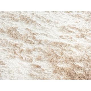 OZAIA Tapis shaggy à poils longs ultra doux - 200 x 290 cm - Beige  - DOLCE  