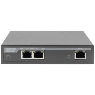 Digitus  Répéteur Gigabit 4 PoE 2 ports, 802.3at, 60 W 